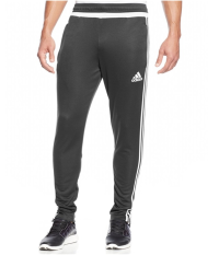 adidas Men's Tiro 15 Training Pants, Dark Grey/White/Dark Shale, Large