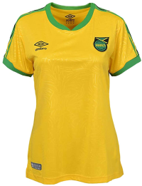 Umbro Jamaica Womens Home Soccer Jersey 2018/19 (Small) Yellow