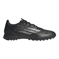 adidas Unisex F50 League Turf Sneaker, Black/Iron Metallic/Gold Metallic, 8 US Men