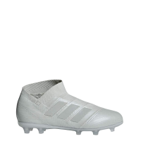 adidas Nemeziz 18+ Fg J Silver/White Soccer Shoes 4