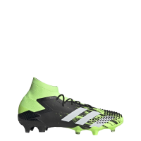 adidas Predator Mutator 20.1 FG Soccer Cleats (Men's), 8.0 M, Signal Green/Footwear White/Core Black