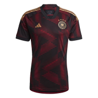 adidas Germany 22 Away Jersey Men's, Black, Size 2XL