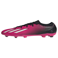adidas X SPEEDPORTAL.3 Firm Ground Soccer Shoe, Team Shock Pink/Zero Metallic/Black, 6 US Unisex Big Kid
