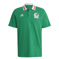 adidas Mexico 2022 Polo (as1, Alpha, m, Regular, Regular, Medium) Vivid Green