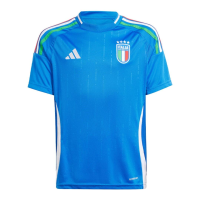 adidas Boys' Italy 2024 Home Jersey, Blue