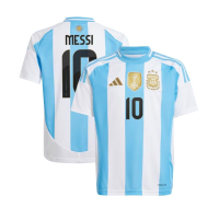Youth Argentina 24 Lionel Messi Home Jersey (US, Alpha, Large, Regular, Blue)