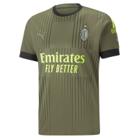 PUMA Men's Soccer A.C Milan 22/23 Third Jersey (as1, Alpha, m, Regular, Regular, Medium) Green