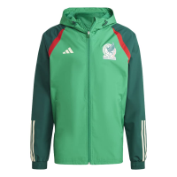 ADIDAS MEXICO 2022 TIRO ALL WEATHER JACKET (VIVID GREEN,X-LARGE)