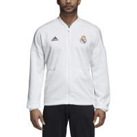 adidas Men's Soccer Real Madrid Z.N.E Jacket Core White cy6098 (Size 2X)