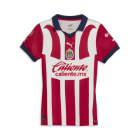 PUMA Chivas 23/24 Womens Home Jersey (as1, Alpha, s, Regular, Regular) Red/White