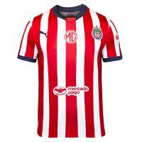 PUMA Youth Soccer Chivas 24/25 Home Jersey - Replica Jersey for Young Fans, dryCELL Technology (US, Alpha, Medium, Regular, Red/White)