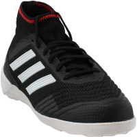 adidas Indoor Predator Tango 18.3 Soccer Shoe (unisex-adult) core black/white/solar red 9 M US Big Kid