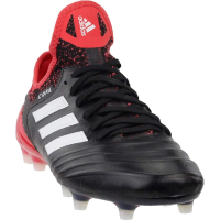 adidas Men's Copa 18.1 FG Soccer Cleat, 8.5 D(M) US,Core Black/Footwear White/Real Coral