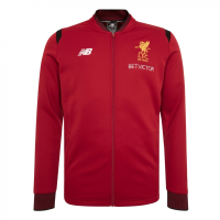New Balance Men's Liverpool FC 2017-18 Elite Training Walk Out Jacket (Red Pepper) (Medium)