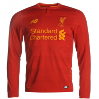 Liverpool FC 2016/17 Long Sleeve Home Jersey - Adult Small - Red