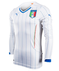 PUMA Men's Figc Italia Away L/S Shirt Replica White T-Shirt LG