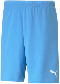 Puma - Mens Teamrise Short, Color Team Light Blue/Puma White, Size: XX-Large