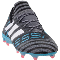 adidas Nemeziz Messi 17.1 FG Cleat - Men's Soccer 8 Grey/White/Core Black