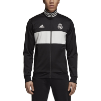 adidas Real Madrid 3S Track Top, Black, Small