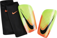 Nike Mercurial Lite Soccer Shinguard (Green/Orange/Black)(XS)