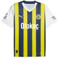 PUMA Fenerbahçe S.K. Men's Home Jersey 23/24 (Small) Yellow, Navy