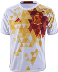 adidas Spain Away Youth Jersey [White/Red] (XL)