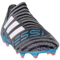 adidas Mens Nemeziz Messi 17+ 360 Agility Firm Ground Soccer Athletic Cleats, Grey, 10