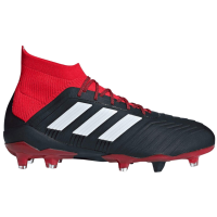 adidas Predator 18.1 Fg Black/White/Red Soccer Shoes 7
