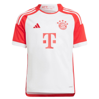 adidas Youth Soccer Bayern Munich 23/24 Home Jersey (as1, Alpha, s, Regular) White/Red