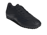 adidas Unisex Predator 24 Club Turf Sneaker, Black/Carbon/Black, 9 US Men