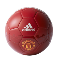 English Premiership Manchester United Soccer Ball, Size 5, Power Red/Real Red/White