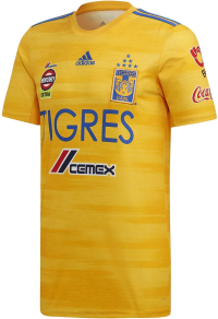 adidas Tigres UANL Home Soccer Men's Jersey - Gold 2019-20 (XX-Large)