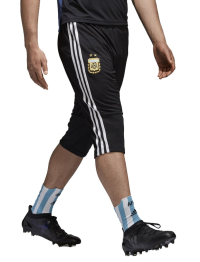adidas Argentina Men's 3/4 Pants 2018/19 (L) Black