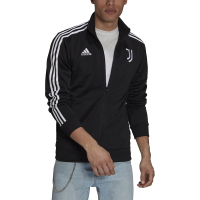 adidas Juventus 2021-22 3-Stripes Track Top (Black/White, Large)