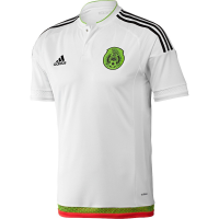 adidas International Soccer Mexico Men's Jersey, X-Large, White/Black