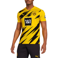 PUMA 2020-21 Borrusia Dortmund Home Jersey - Yellow-Black L