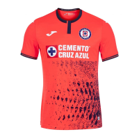 Joma Authentic Cruz Azul 2021/2022 Jerseys (Large, Coral, l)