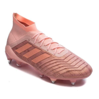 adidas Predator 18.1 FG Soccer Cleat (Kid's), 3.0 D(M) US, Clear Orange