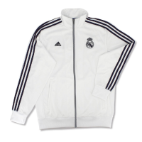 adidas Real Madrid 3S Track Top (White/Navy) (Extra Small)