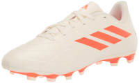 adidas Unisex Copa Pure.4 Flexible Ground Soccer Shoe, Off White/Solar Orange/Off White, 9.5 US Men