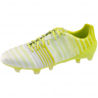 adidas Mens Nitrocharge 1.0 FG Firm Ground Hunt Soccer Shoe 11 1/2 US, White/Glo