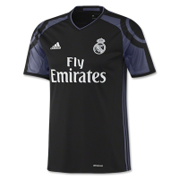 adidas Kids Real Madrid 16/17 Third Black Jersey