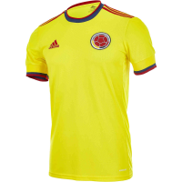 adidas 2021-22 Colombia Youth Home Jersey - Yellow YXL