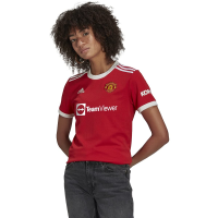 adidas Women's 2021-22 Manchester United Home Jersey (Real Red, Medium)