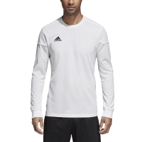adidas Mens Squadra 17 Long Sleeve Jersey White/Black XL