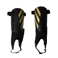 adidas Unisex-Kids Tiro Match Shinguard, Black/Gold Metallic/White, Small