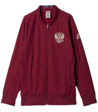 Adidas Men's Russia Anthem Track Jacket Burgundy M