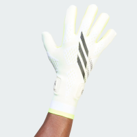 adidas X Speedportal Pro Goalkeeper Gloves - Lightweight Design, Snug Fit, Sustainable Materials, Anti-Slip Palm, Multiple Colors and Sizes (White/Lucid Lemon/Black, 9)