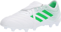 adidas Men's Copa Gloro 19.2 Firm Ground Soccer Shoe, White/Solar Lime/White, 8 M US