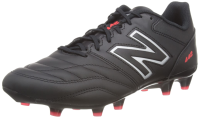 New Balance Men's 442 V2 Team FG Soccer Shoe, Black/White/Red, 10.5 Wide